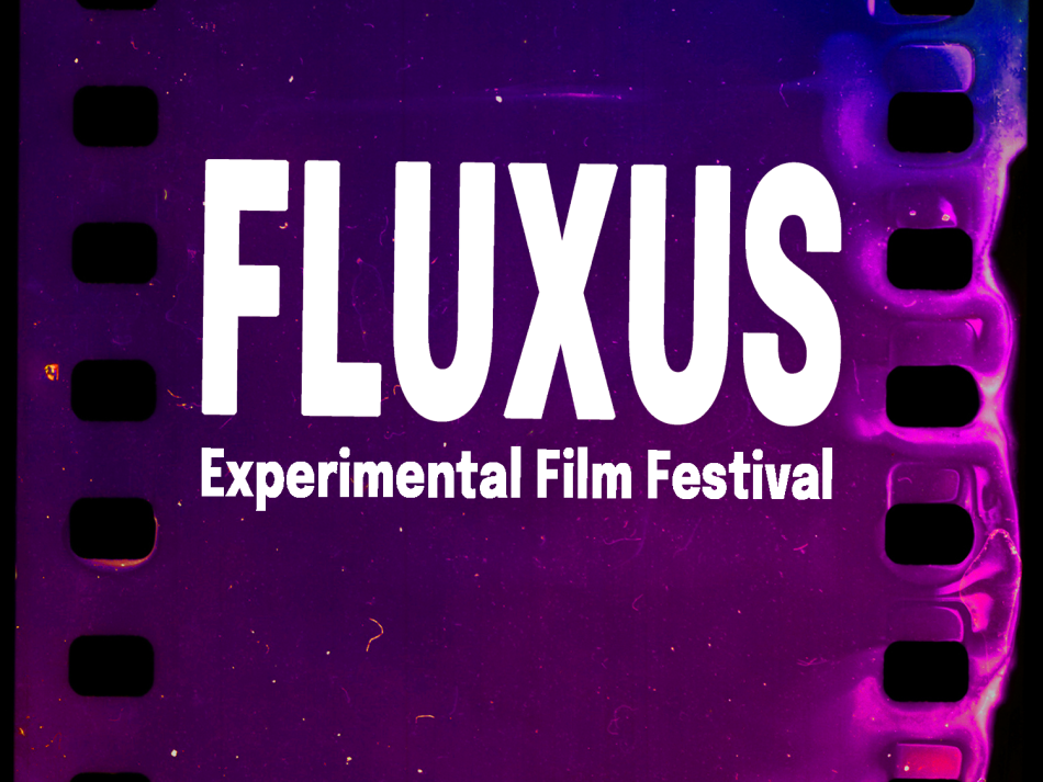 This image is the display poster for the Fluxus Experimental Film Festival.