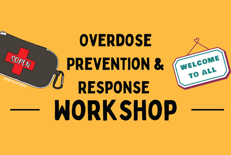 Banner for the SOPEN workshop on overdose prevention and response.